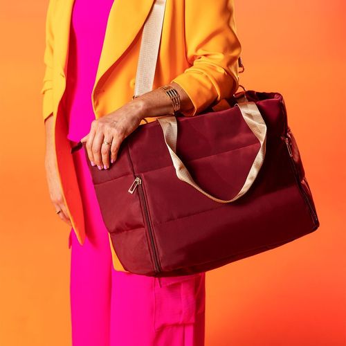 Bolsa Fit Puffer Bordô