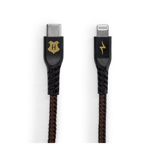 Cabo mfi x usb-c - casas hogwarts
