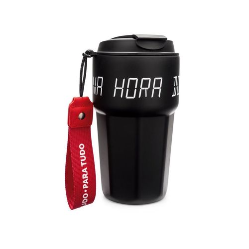 Copo Térmico com Tampa Hora do Café