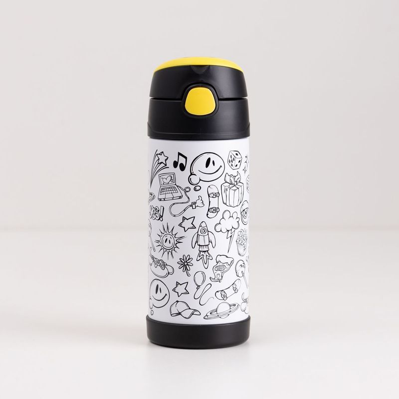 Garrafa Infantil Com Canudo Imagiland