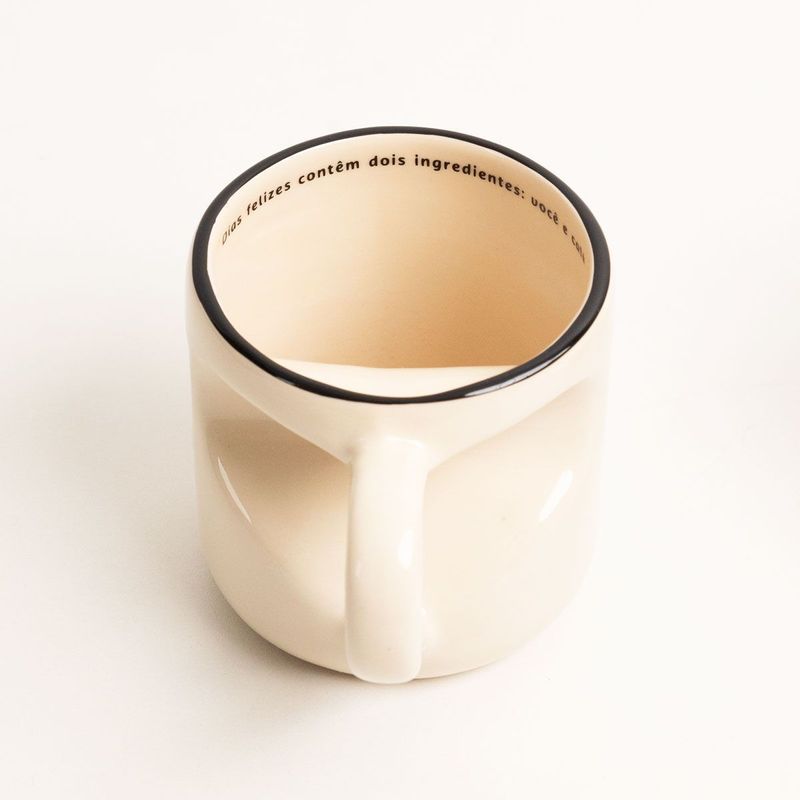 Dupla De Canecas Com Alça Coração