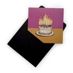 Cartão Aniversário Velas