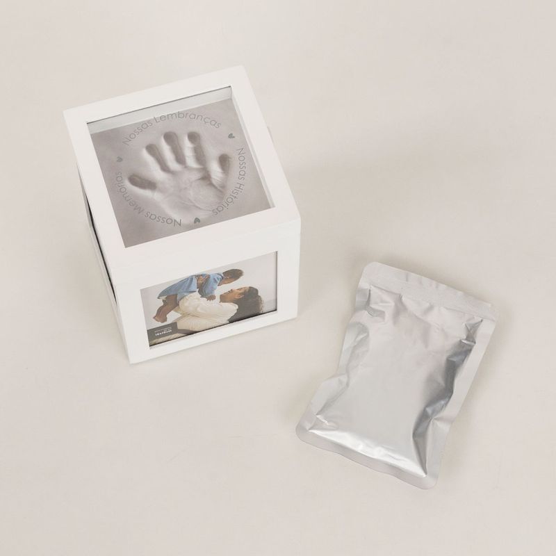 Porta-Retrato Caixa Mão De Bebê