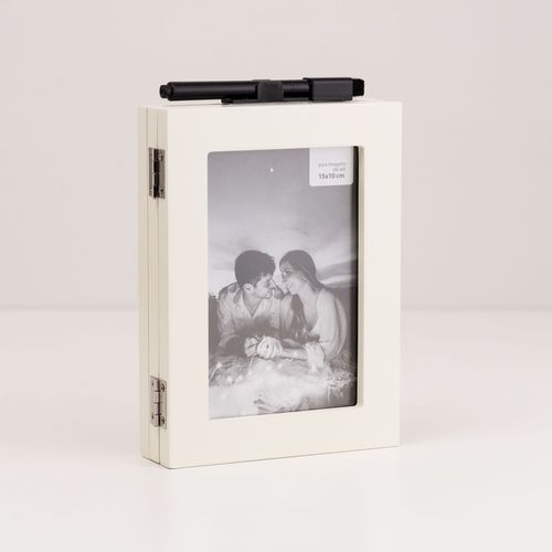 Porta-Retrato Dobrável Caneta e Lousa