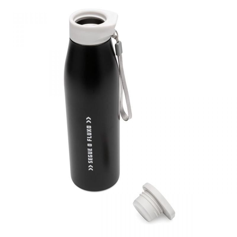 Garrafa Térmica com Imã Segue o Fluxo 600ml