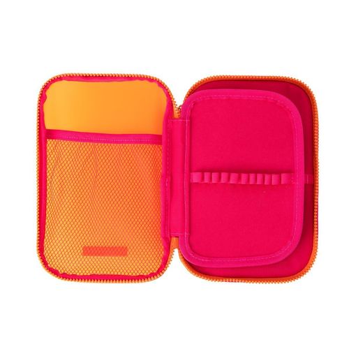 Estojo Glitter Com Adesivos