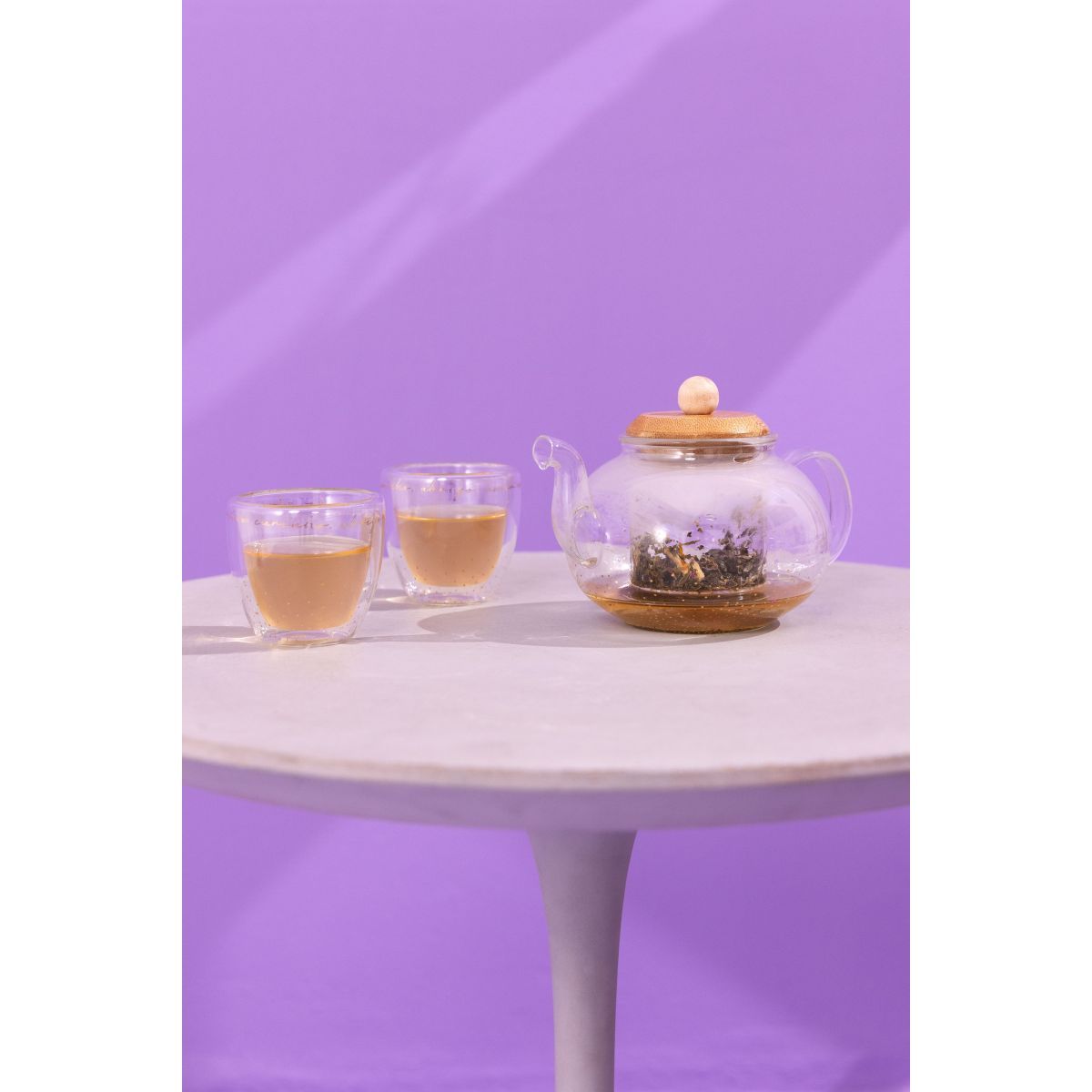 Encontraproduto.com.br - Kit Cha Com Bule e Copos Cha de Afeto