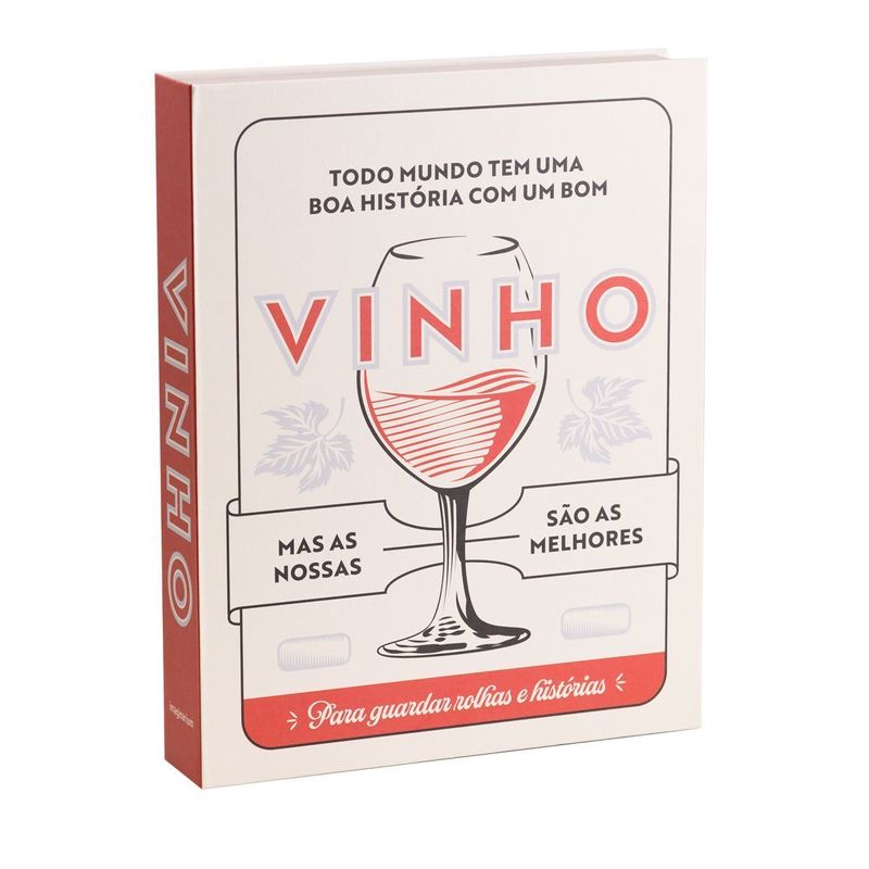 Kit Vinho Livro Uma Boa História