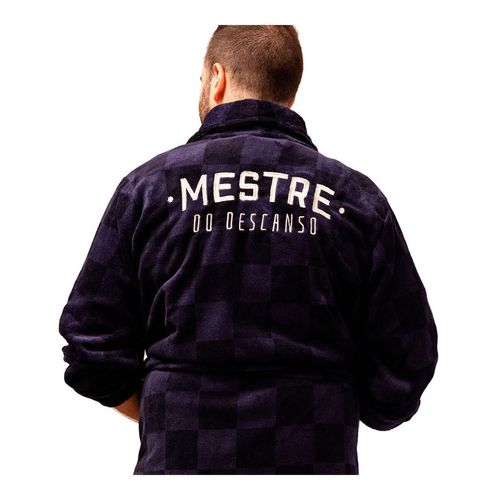 Roupão Quadriculado Mestre Do Descanso