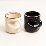 Dupla De Canecas Com Alça Coração