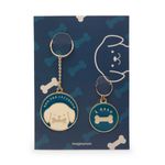 Chaveiro e Placa Pet Bom Pra Cachorro