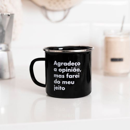 Caneca Amarguinhos Agradeço A Opinião
