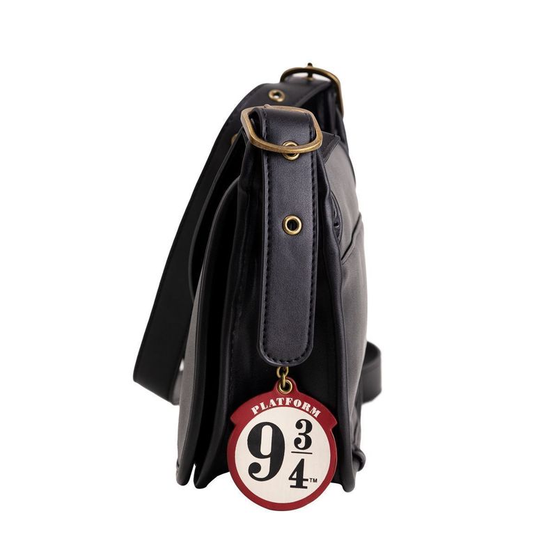 Bolsa Crossbody HP Hogwarts Preta