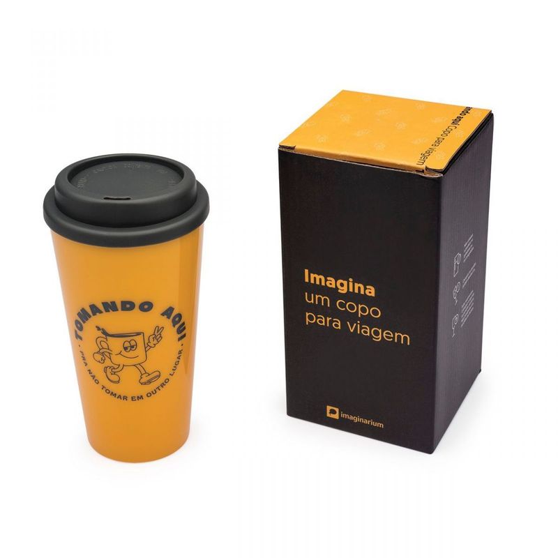 Copo Para Viagem Tomando Aqui