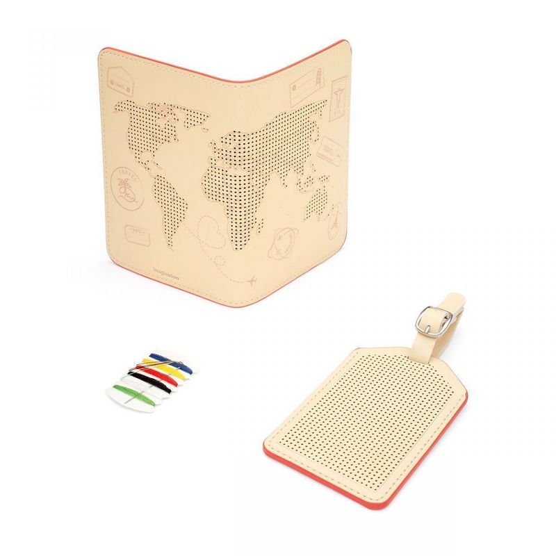 Porta Passaporte Ponto Cruz