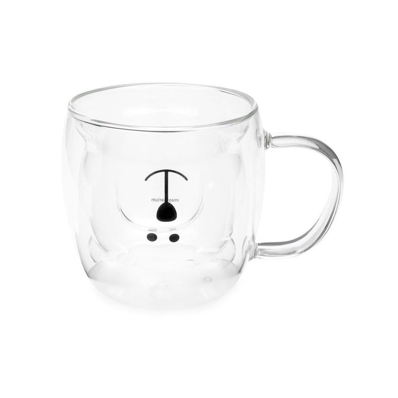 Caneca de Vidro Urso