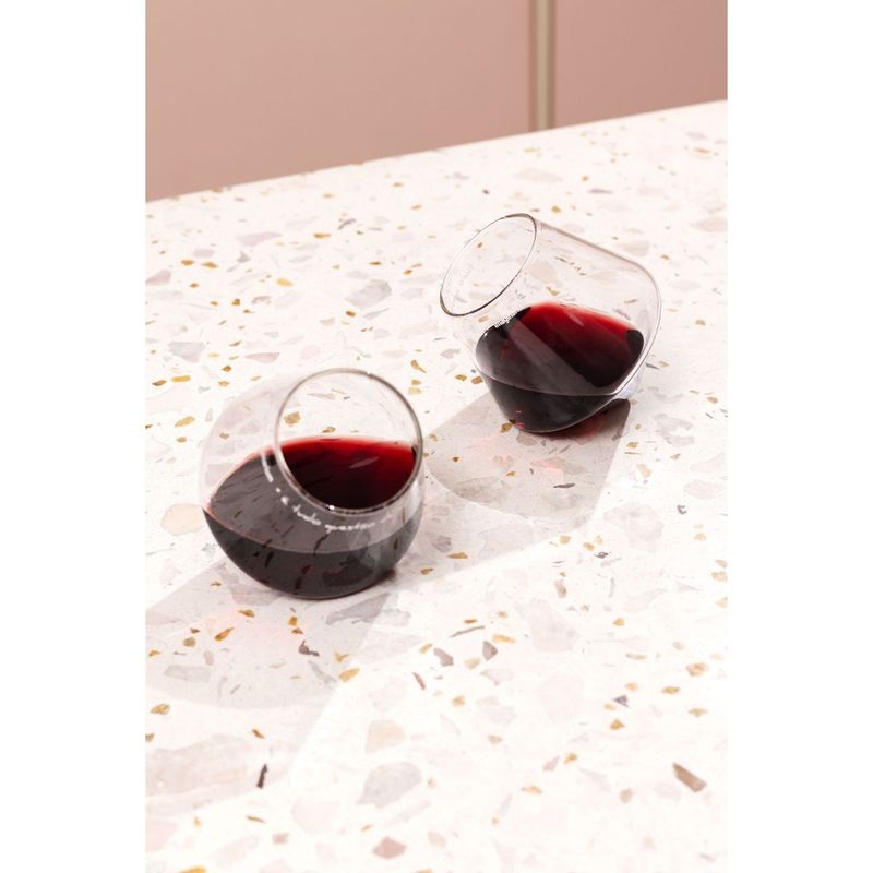 Dupla de Copos de Vidro Equilíbrio