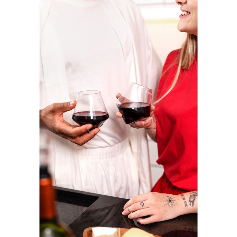 Dupla de Copos de Vidro Equilíbrio