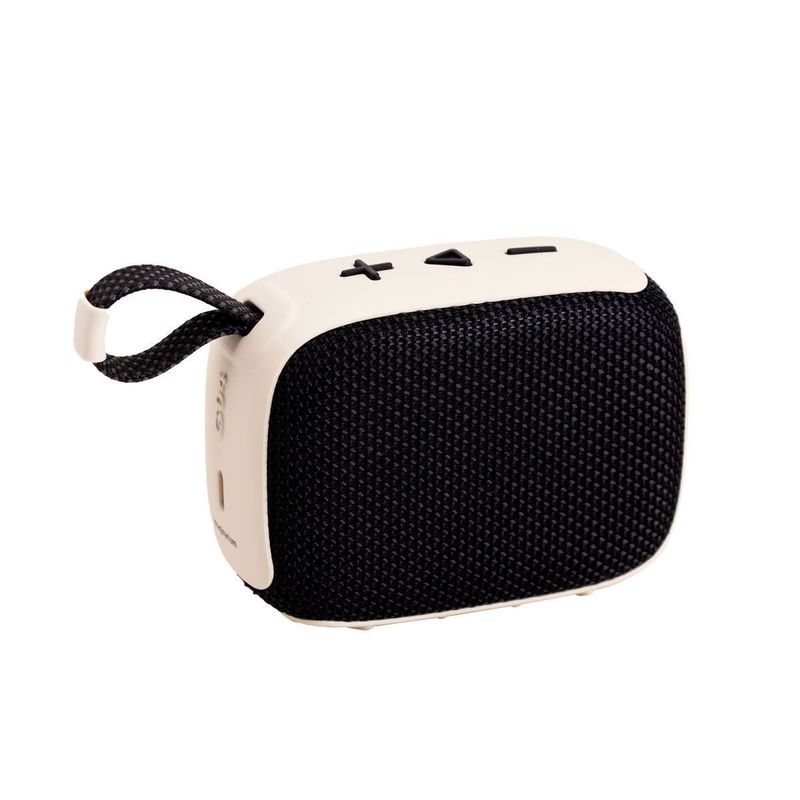 Caixa de Som Portátil Com Alça Off White