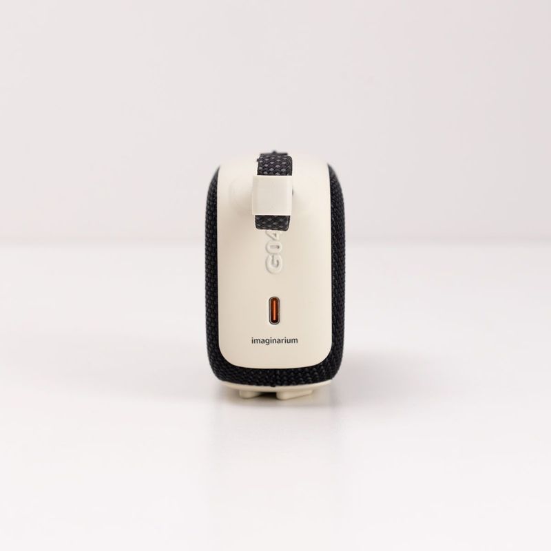 Caixa de Som Portátil Com Alça Off White