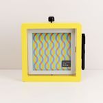 Porta-Retrato Giratório Amarelo 12X12 Cm