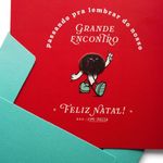 Cartão de Natal Uva Passa