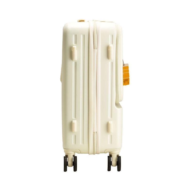 Mala de Viagem Off White Com Adesivos