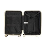 Mala de Viagem Off White Com Adesivos