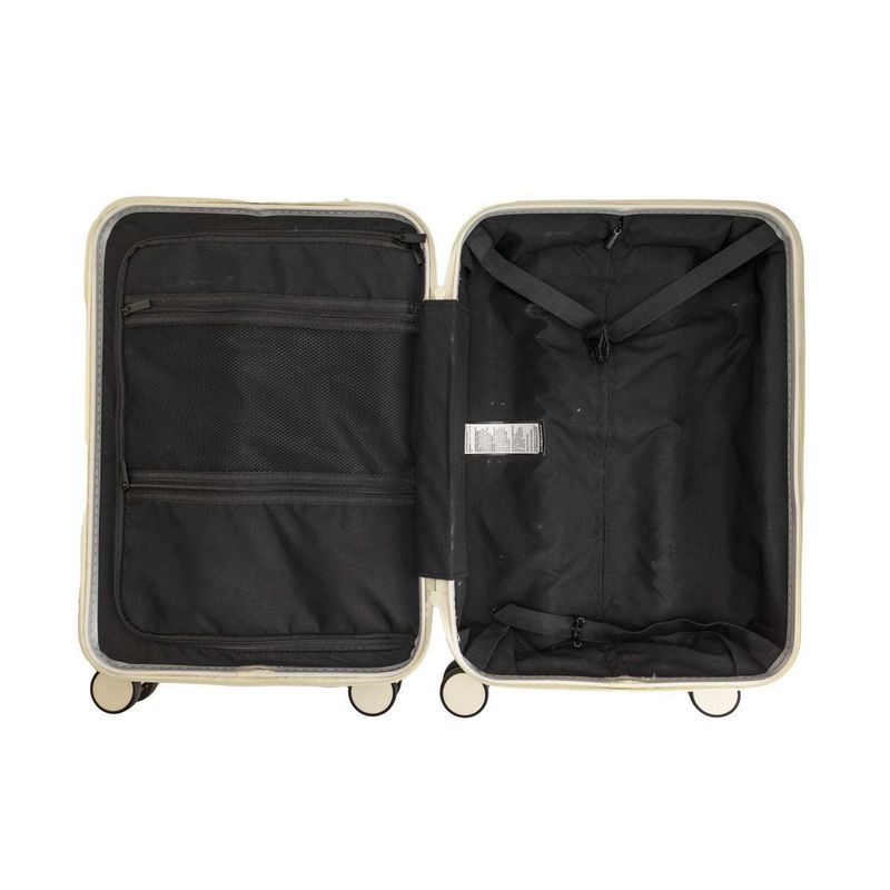 Mala de Viagem Off White Com Adesivos