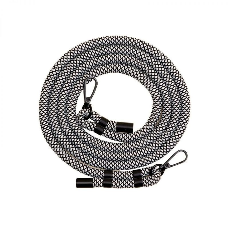 Cordinha Preta Quadriculado Branco Mandm