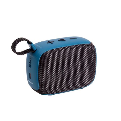 Caixa de Som Portátil Com Alça Azul