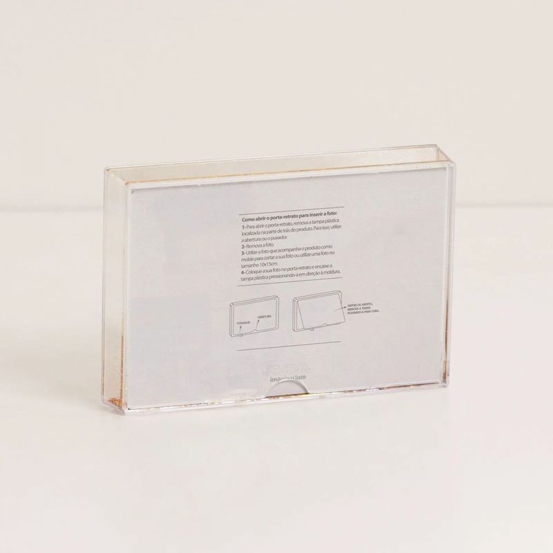 Porta Retrato Retangular Glitter