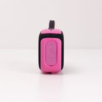 Caixa de Som Portátil Com Alça Rosa