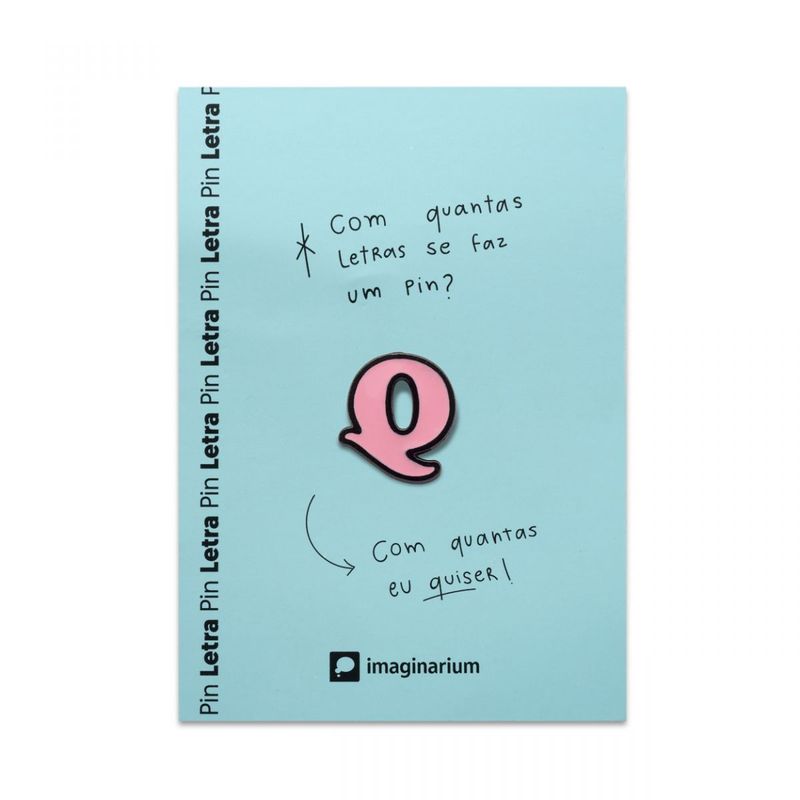Pin Letra Q