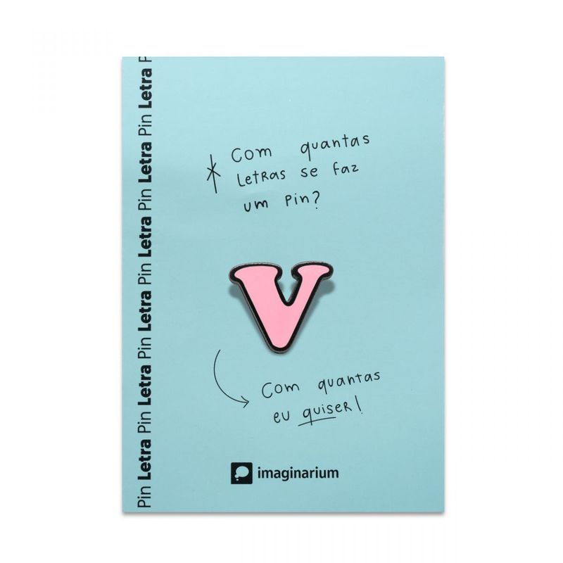 Pin Letra V