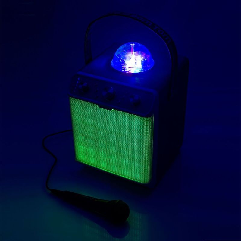 Karaoke Portatil 2 Mic Alto e Bom Tom