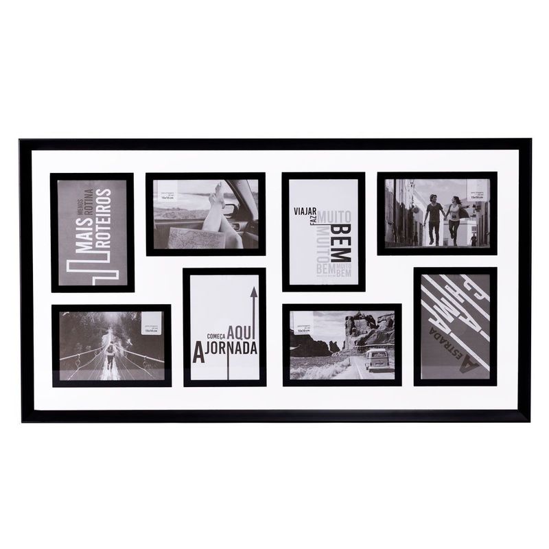 Porta-Retrato Painel de Fotos A Jornada Começa Aqui