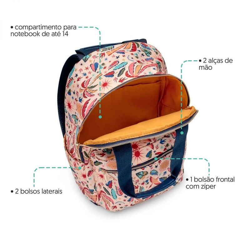 Mochila Laptop Alças Seu Tempo