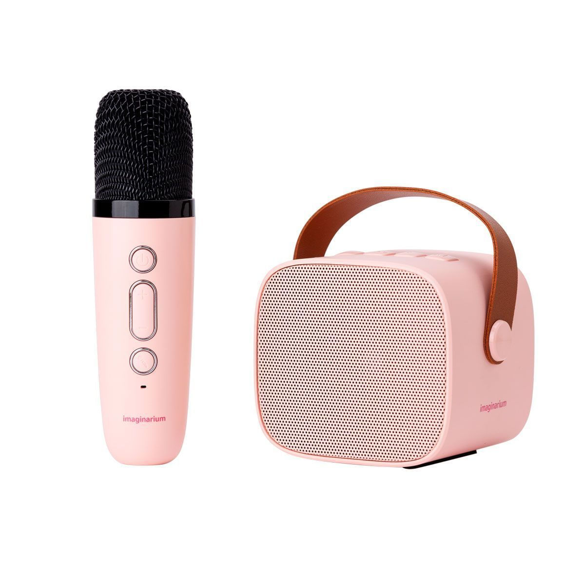 Encontraproduto.com.br - Mini Karaoke e Microfone Rosa