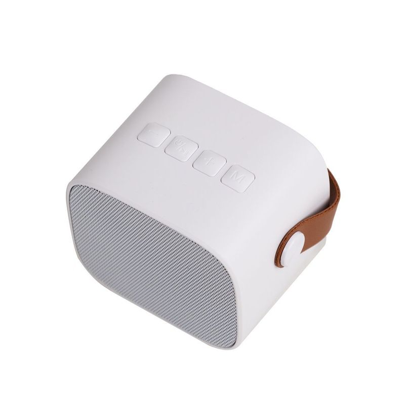 Mini Karaoke e Microfone Branco