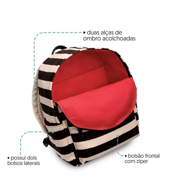 Mochila Role Listras Canvas