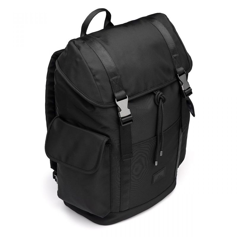 Mochila Laptop Utilitária Preta Metais