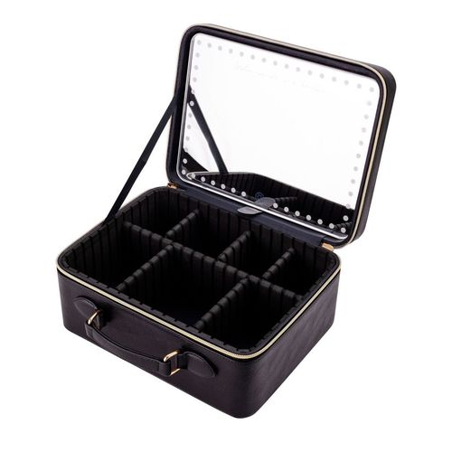 Maleta de Maquiagem Com Led Seu Brilho