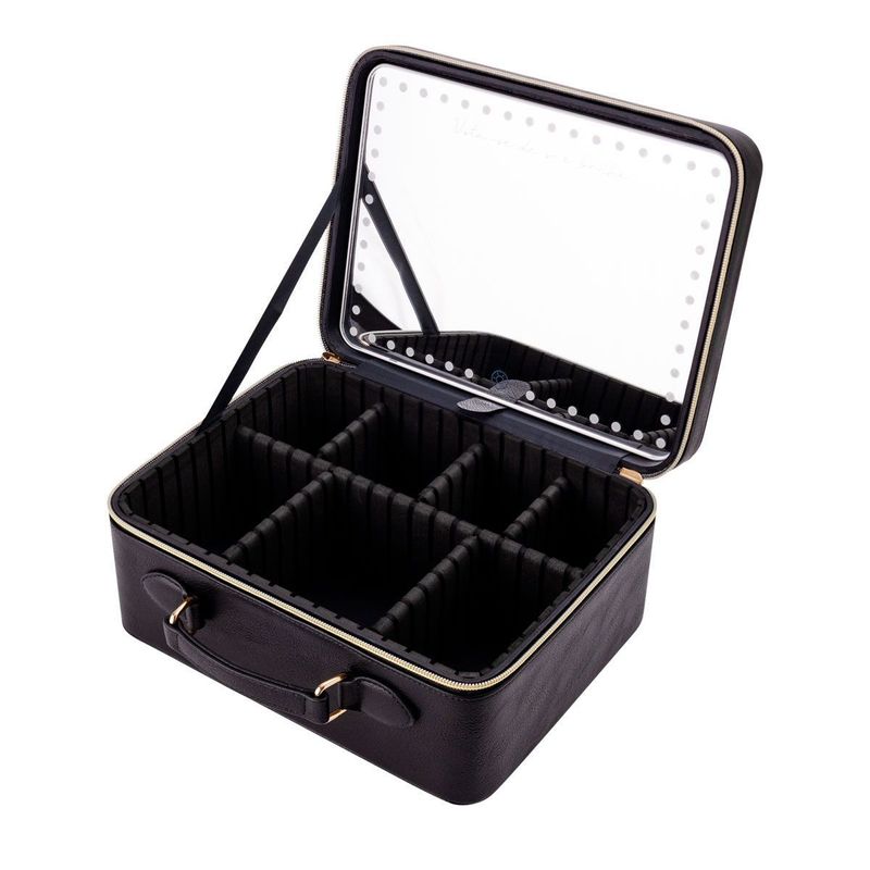 Maleta de Maquiagem Com Led Seu Brilho