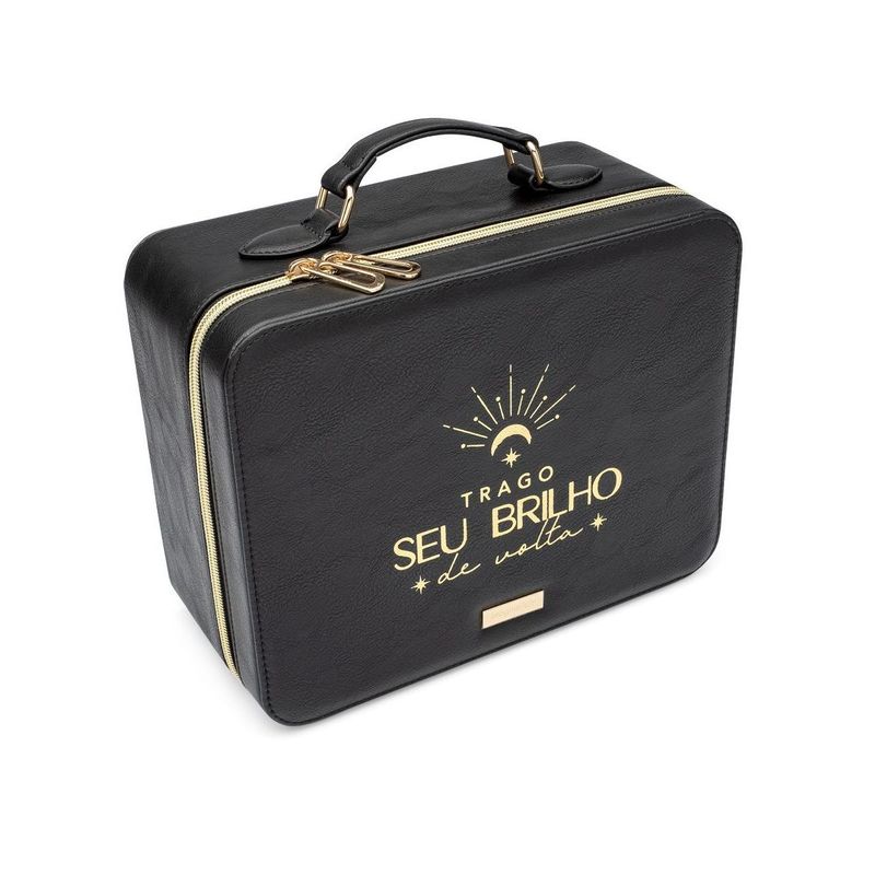 Maleta de Maquiagem Com Led Seu Brilho