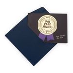 Cartão Medalha Pai Vale Ouro