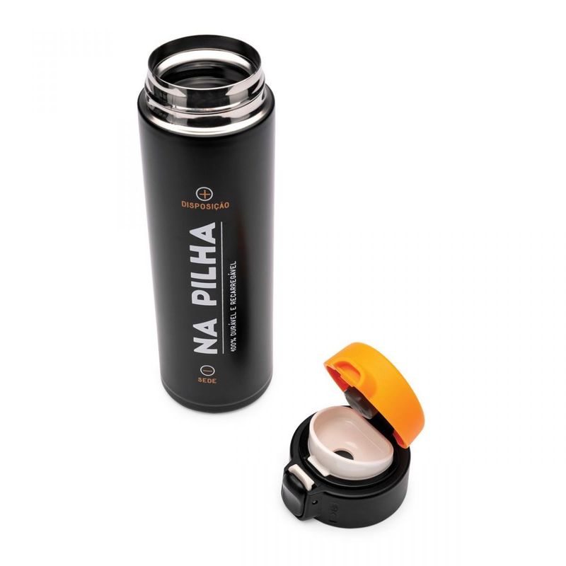 Garrafa Termica Na Pilha