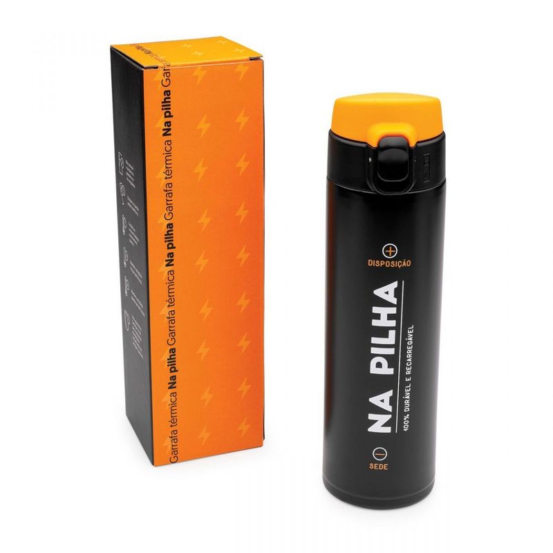 Garrafa Termica Na Pilha