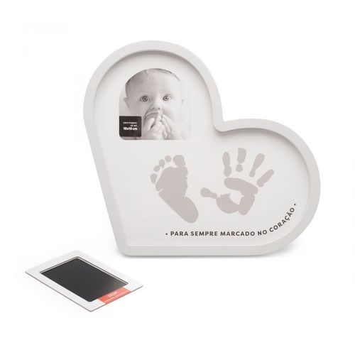 Porta-Retrato Bebê Carimbo No Coração