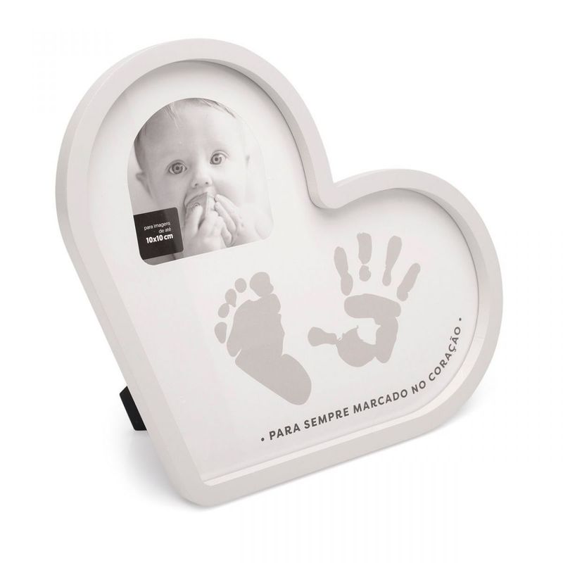 Porta-Retrato Bebê Carimbo No Coração